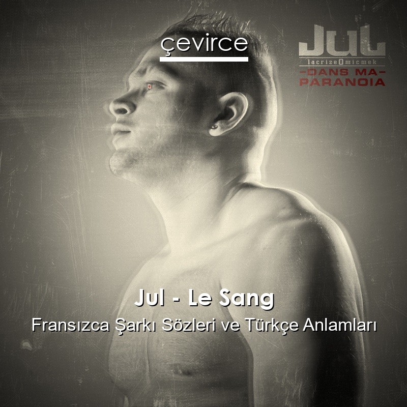 Jul – Le Sang Fransızca Şarkı Sözleri Türkçe Anlamları