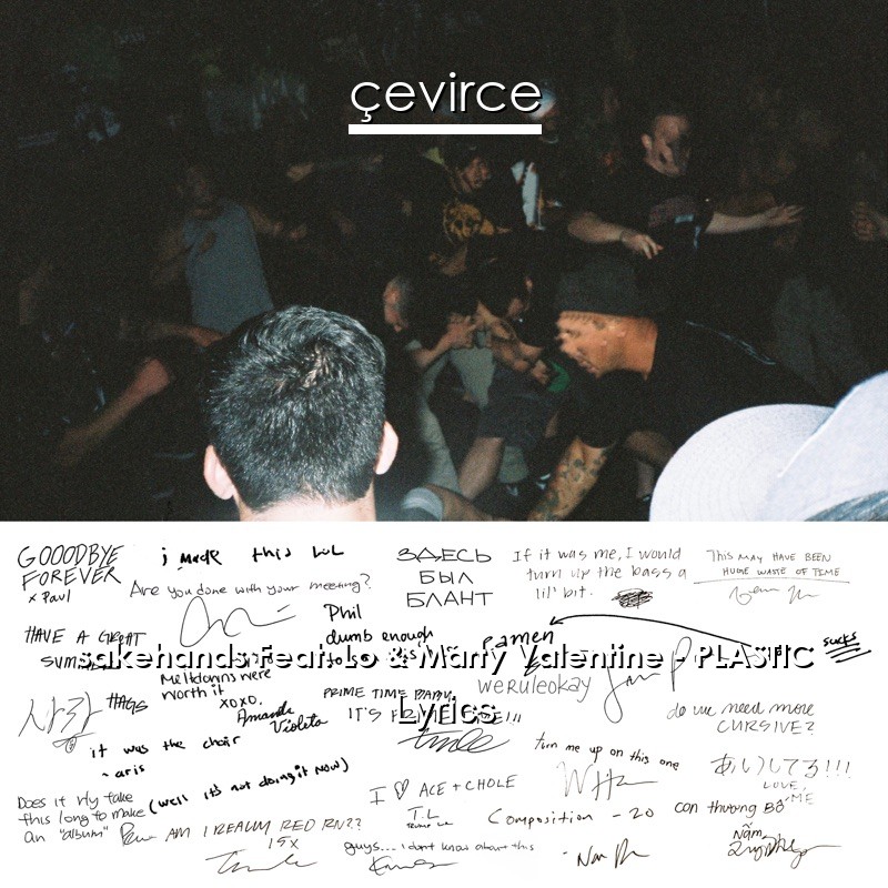 sakehands Feat. Lo & Marty Valentine – PLASTIC Lyrics