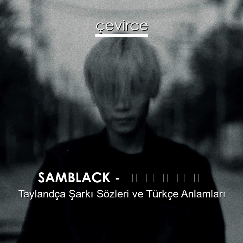 SAMBLACK – ไม่ยินดี Taylandça Şarkı Sözleri Türkçe Anlamları
