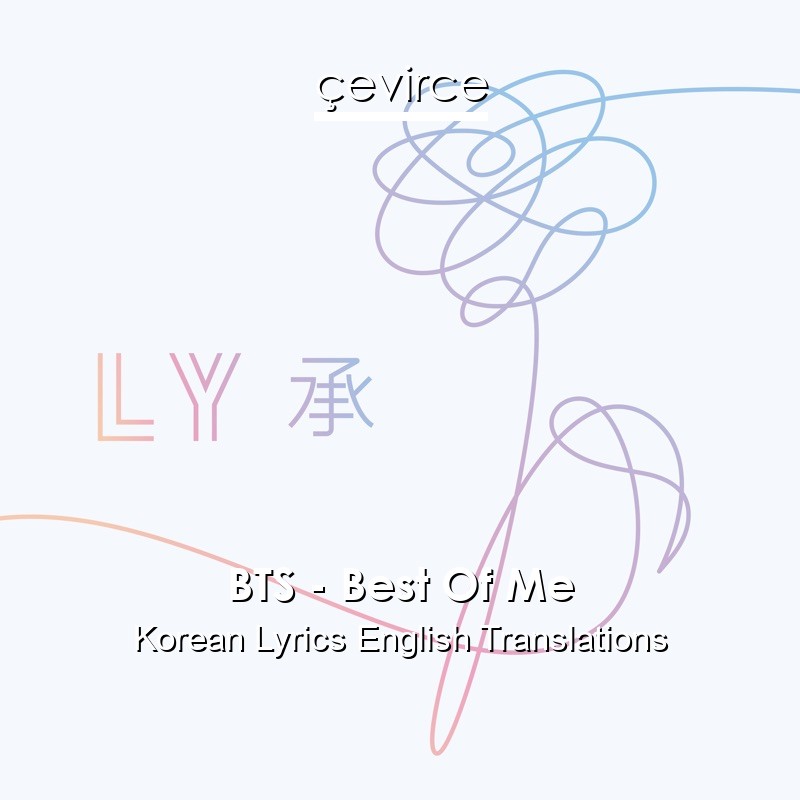 BTS – Best Of Me Korean Lyrics English Translations