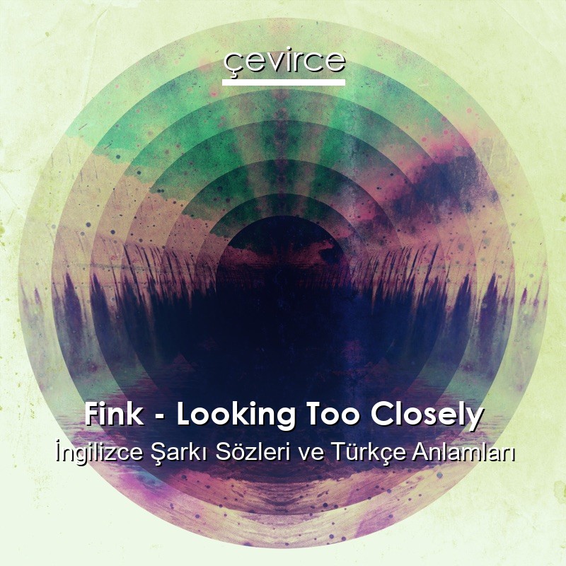 Fink – Looking Too Closely İngilizce Şarkı Sözleri Türkçe Anlamları