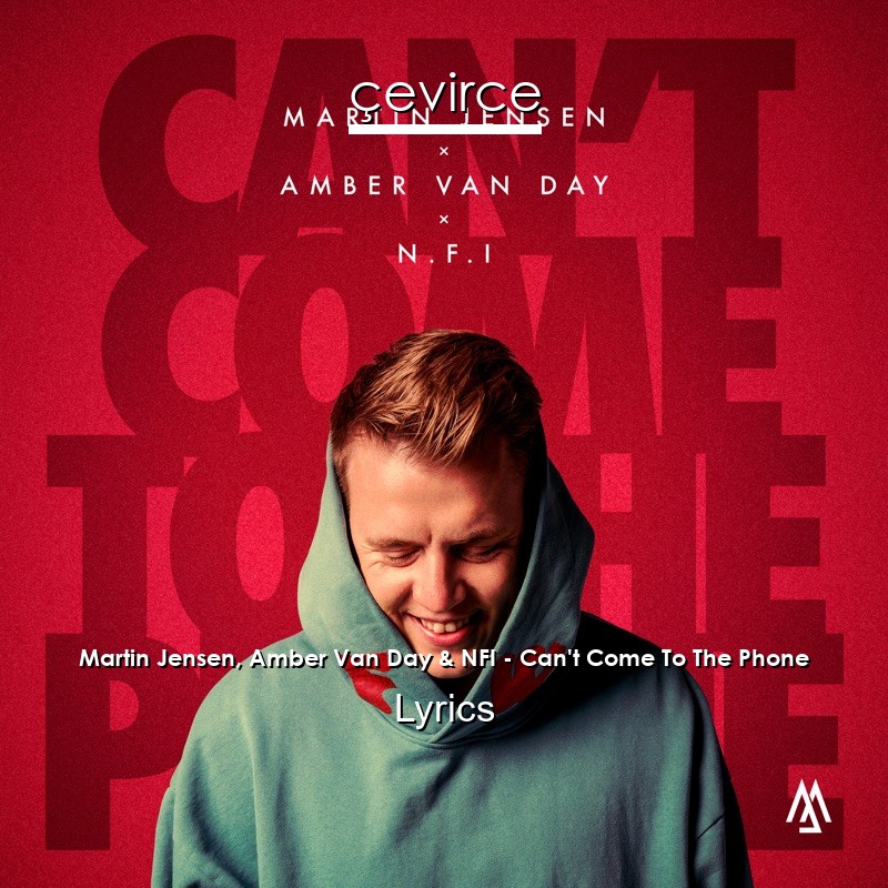 Martin Jensen, Amber Van Day & NFI – Can’t Come To The Phone Lyrics