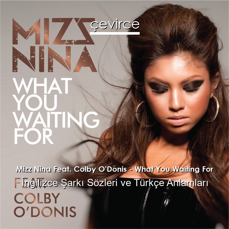 Mizz Nina Feat. Colby O’Donis – What You Waiting For İngilizce Şarkı Sözleri Türkçe Anlamları