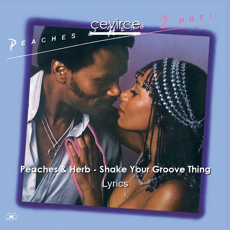 Peaches & Herb – Shake Your Groove Thing Lyrics