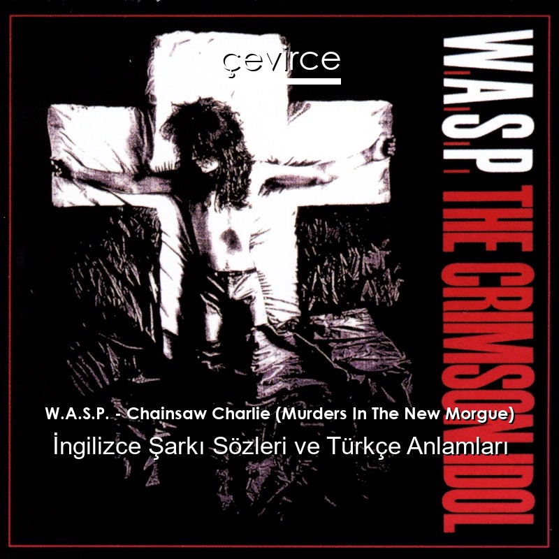 W.A.S.P. – Chainsaw Charlie (Murders In The New Morgue) İngilizce Şarkı Sözleri Türkçe Anlamları