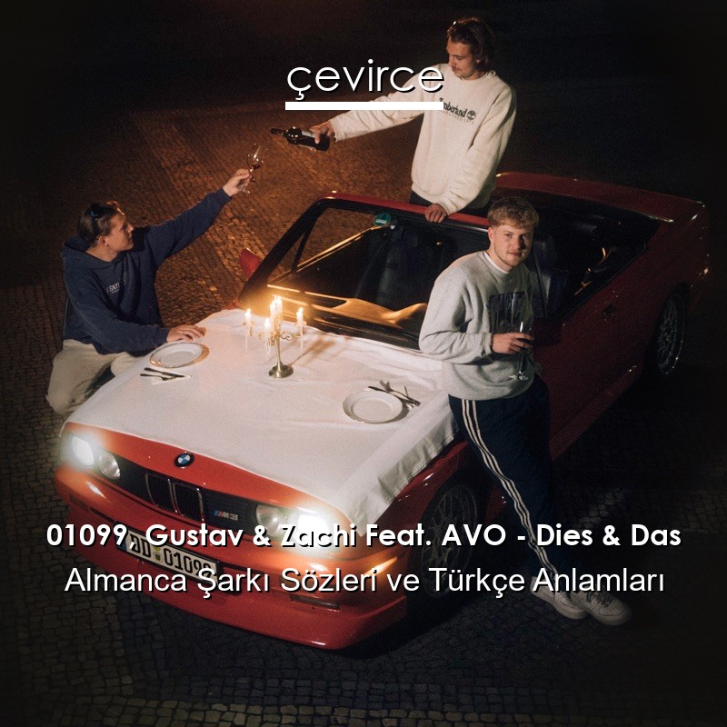 01099, Gustav & Zachi Feat. AVO – Dies & Das Almanca Şarkı Sözleri Türkçe Anlamları