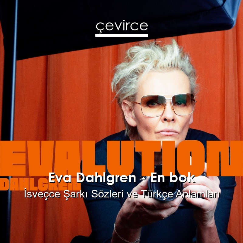 Eva Dahlgren – En bok İsveçce Şarkı Sözleri Türkçe Anlamları
