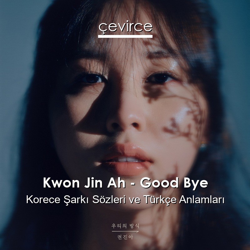 Kwon Jin Ah – Good Bye Korece Şarkı Sözleri Türkçe Anlamları