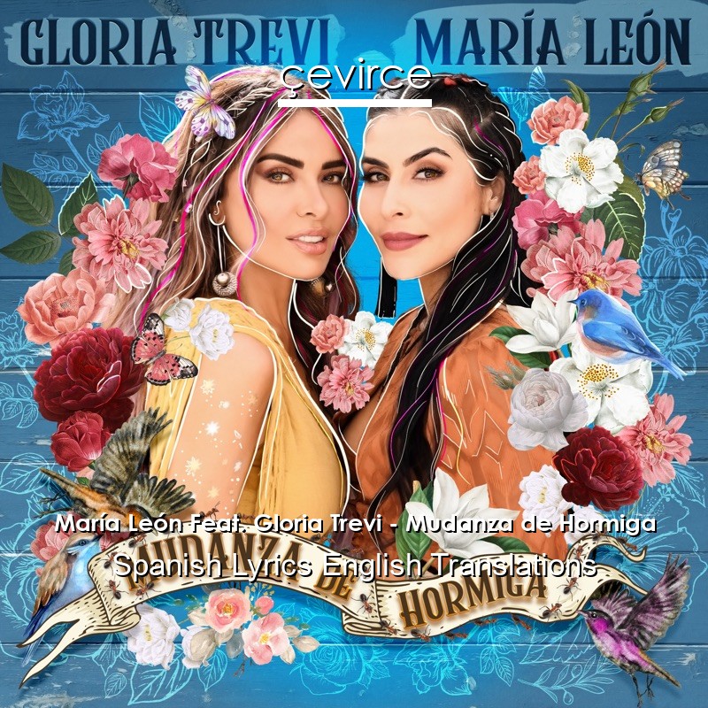 María León Feat. Gloria Trevi – Mudanza de Hormiga Spanish Lyrics English Translations