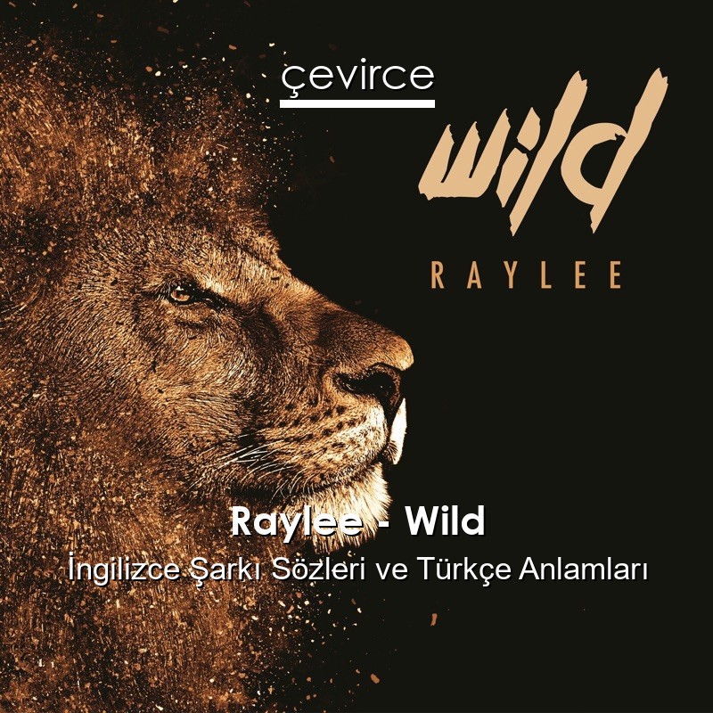 Raylee – Wild İngilizce Şarkı Sözleri Türkçe Anlamları