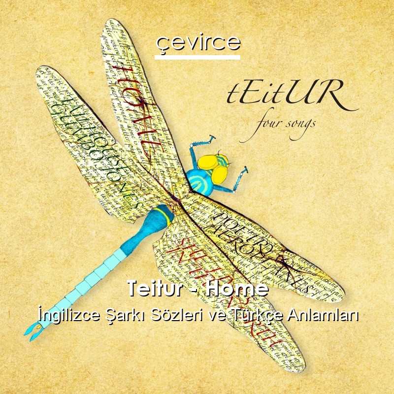 Teitur – Home İngilizce Şarkı Sözleri Türkçe Anlamları