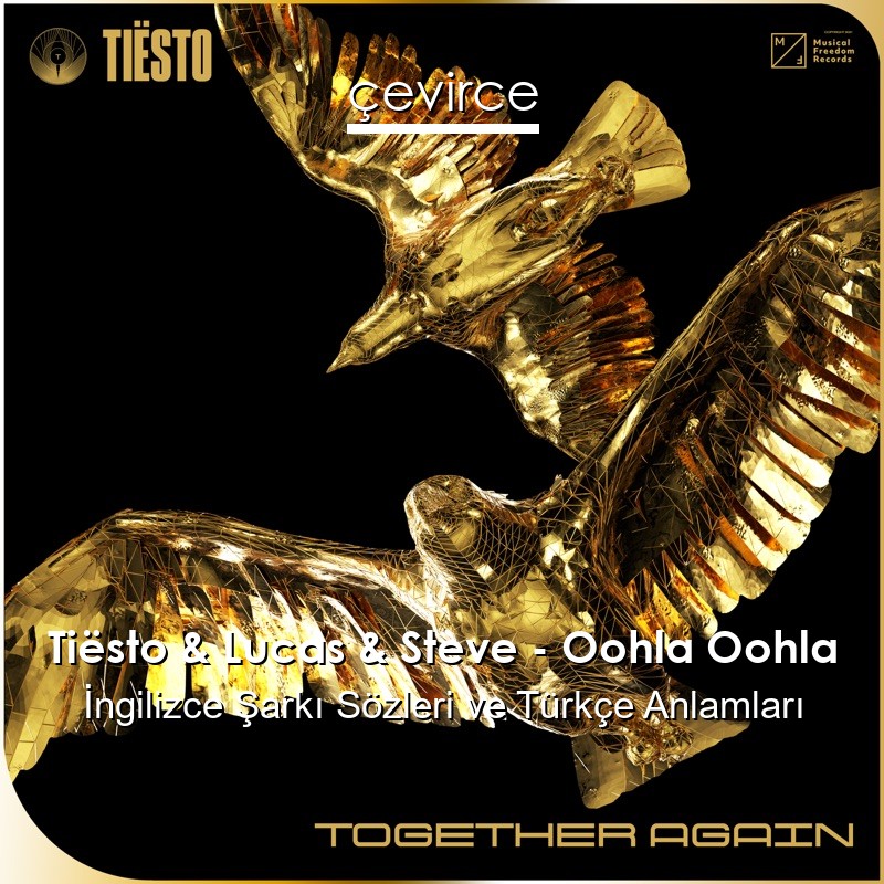 Tiësto & Lucas & Steve – Oohla Oohla İngilizce Şarkı Sözleri Türkçe Anlamları