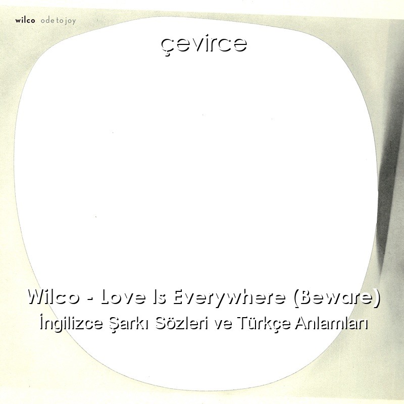 Wilco – Love Is Everywhere (Beware) İngilizce Şarkı Sözleri Türkçe Anlamları