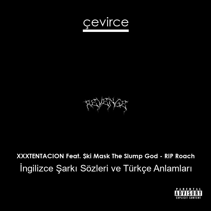 XXXTENTACION Feat. $ki Mask The Slump God – RIP Roach İngilizce Şarkı Sözleri Türkçe Anlamları