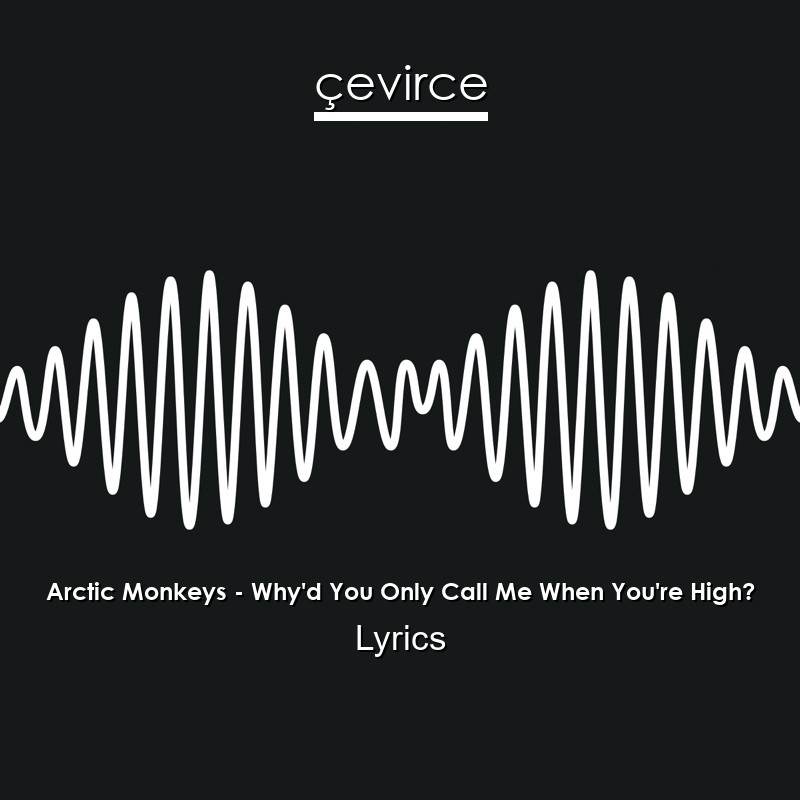 Arctic Monkeys – Why’d You Only Call Me When You’re High? Lyrics