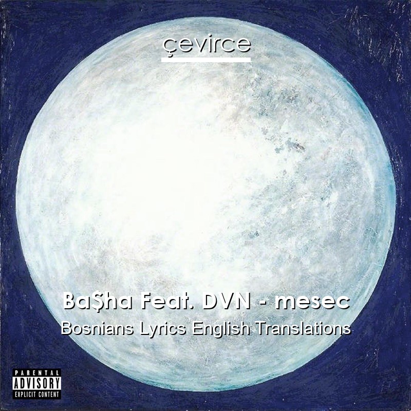 Ba$ha Feat. DVN – mesec Bosnians Lyrics English Translations