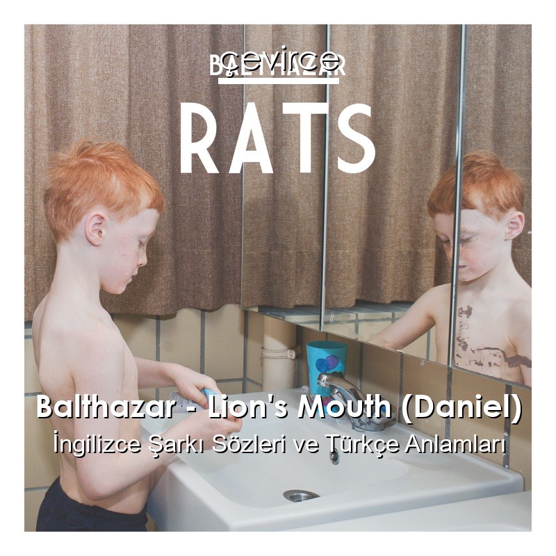 Balthazar – Lion’s Mouth (Daniel) İngilizce Şarkı Sözleri Türkçe Anlamları