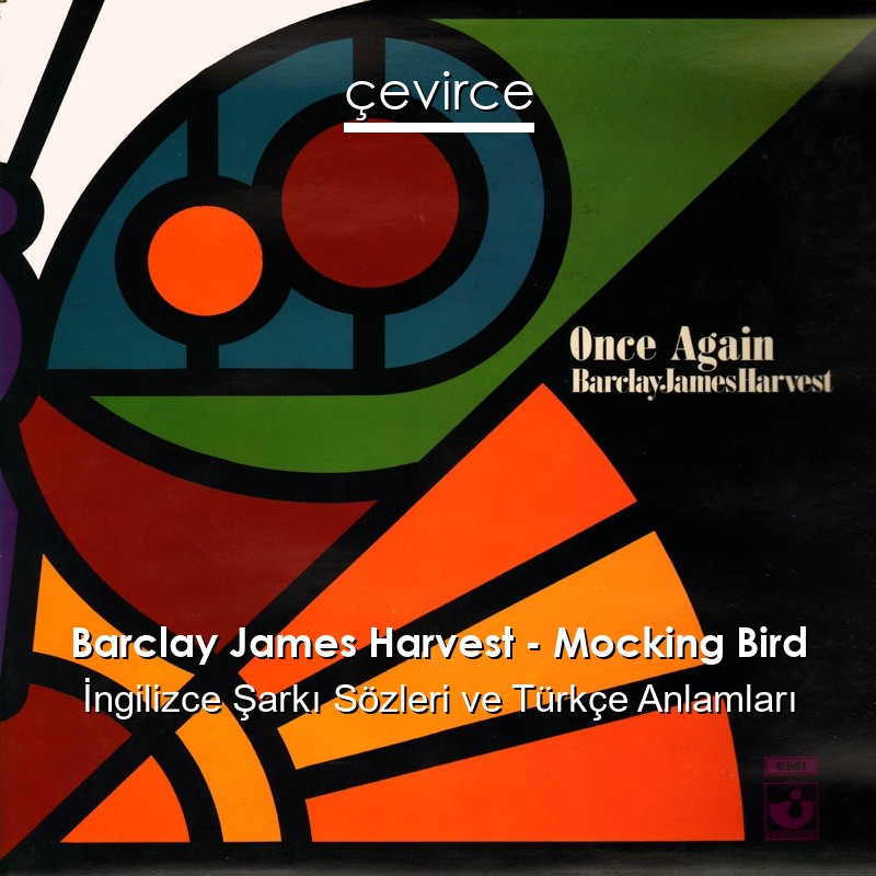 Barclay James Harvest – Mocking Bird İngilizce Şarkı Sözleri Türkçe Anlamları