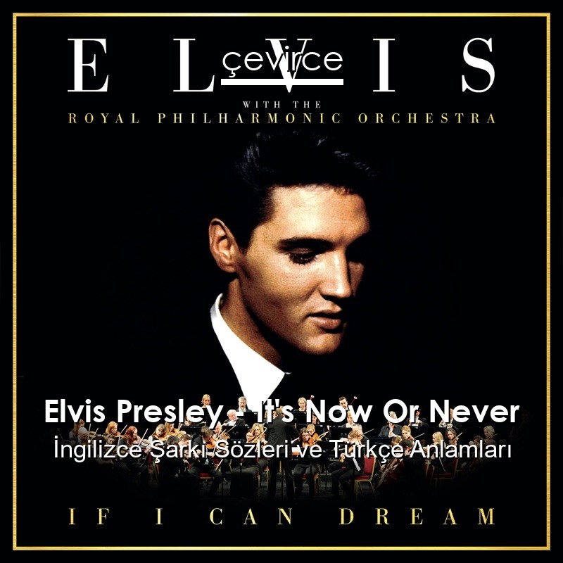 Elvis Presley – It’s Now Or Never İngilizce Şarkı Sözleri Türkçe Anlamları