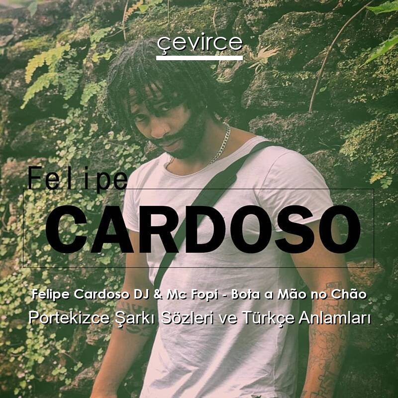 Felipe Cardoso DJ & Mc Fopi – Bota a Mão no Chão Portekizce Şarkı Sözleri Türkçe Anlamları