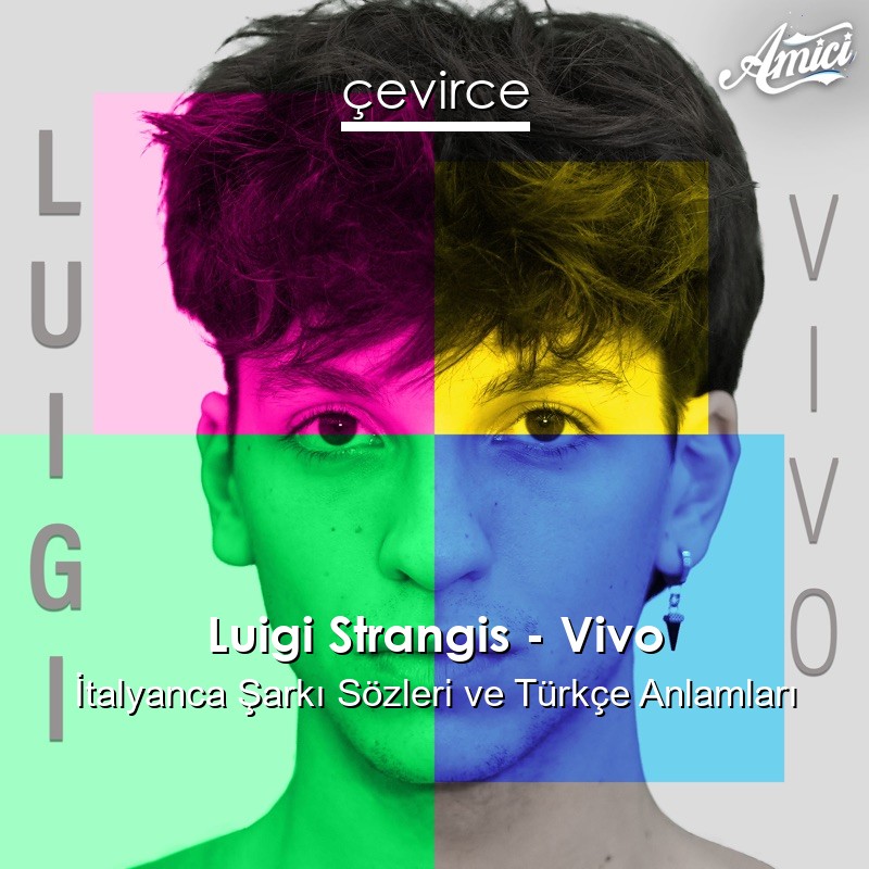Luigi Strangis – Vivo İtalyanca Şarkı Sözleri Türkçe Anlamları