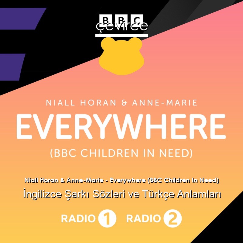 Niall Horan & Anne-Marie – Everywhere (BBC Children In Need) İngilizce Şarkı Sözleri Türkçe Anlamları