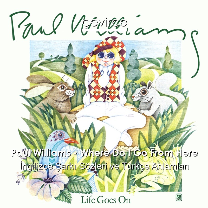 Paul Williams – Where Do I Go From Here İngilizce Şarkı Sözleri Türkçe Anlamları