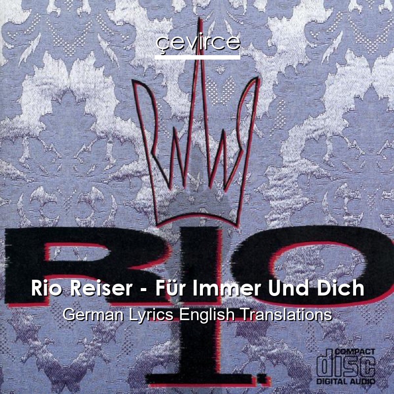 Rio Reiser – Für Immer Und Dich German Lyrics English Translations
