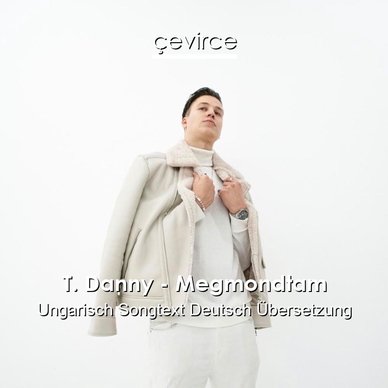 T. Danny – Megmondtam Ungarisch Songtext Deutsch Übersetzung