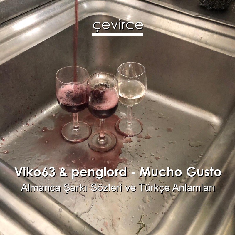 Viko63 & penglord – Mucho Gusto Almanca Şarkı Sözleri Türkçe Anlamları