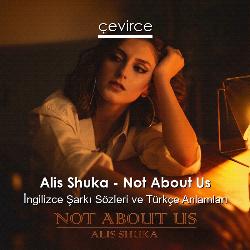 Alis Shuka – Not About Us İngilizce Şarkı Sözleri Türkçe Anlamları