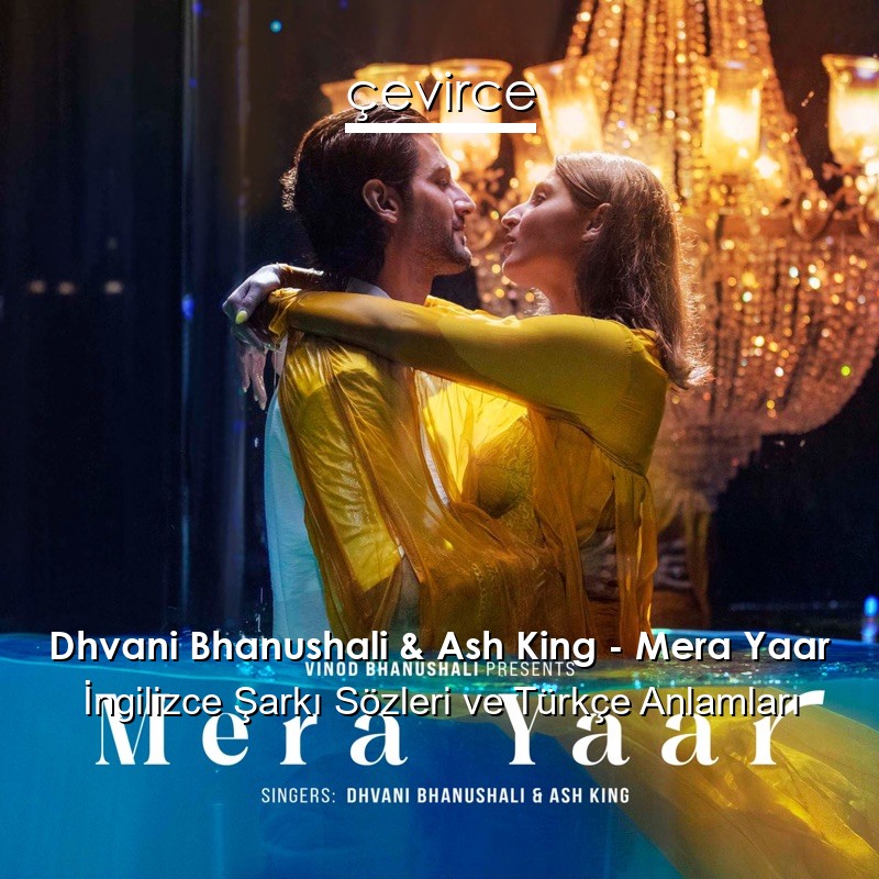Dhvani Bhanushali & Ash King – Mera Yaar Şarkı Sözleri Türkçe Anlamları