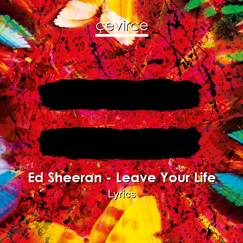 Ed Sheeran – Leave Your Life Lyrics