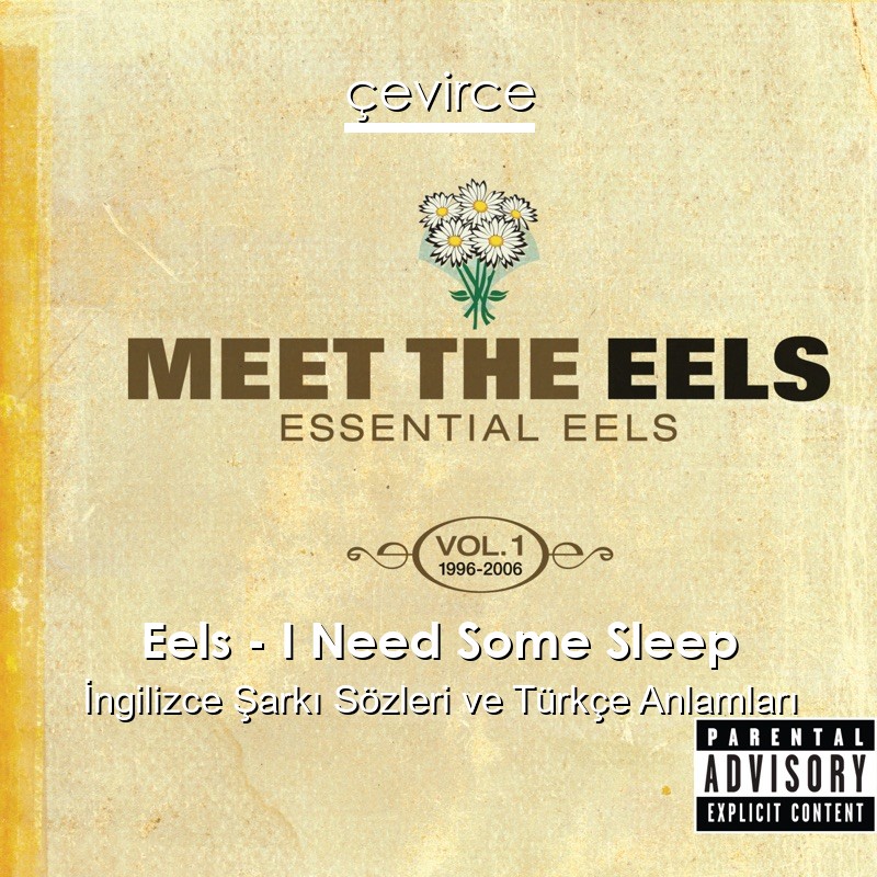Eels – I Need Some Sleep İngilizce Şarkı Sözleri Türkçe Anlamları