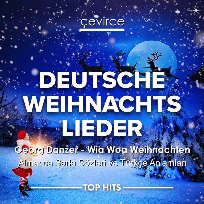 Georg Danzer – Wia Woa Weihnachten Almanca Şarkı Sözleri Türkçe Anlamları