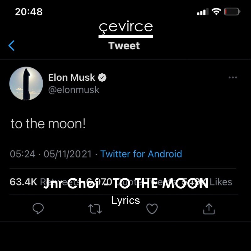 Jnr Choi – TO THE MOON Lyrics