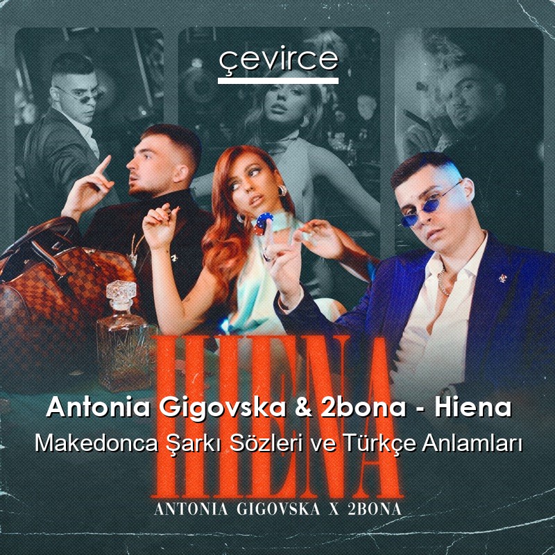 Antonia Gigovska & 2bona – Hiena Makedonca Şarkı Sözleri Türkçe Anlamları