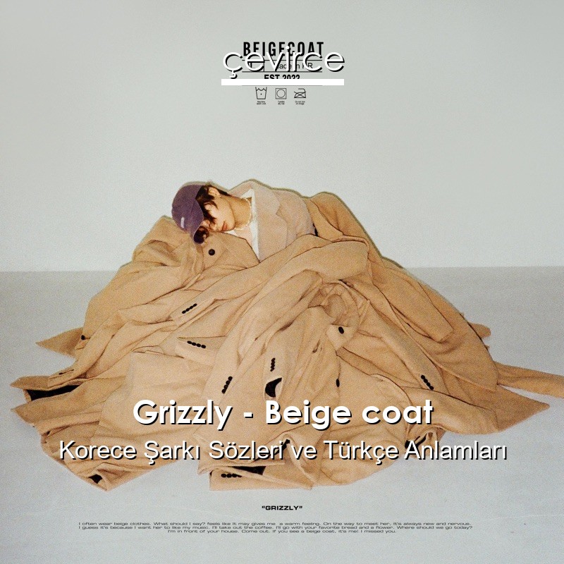 Grizzly – Beige coat Korece Şarkı Sözleri Türkçe Anlamları