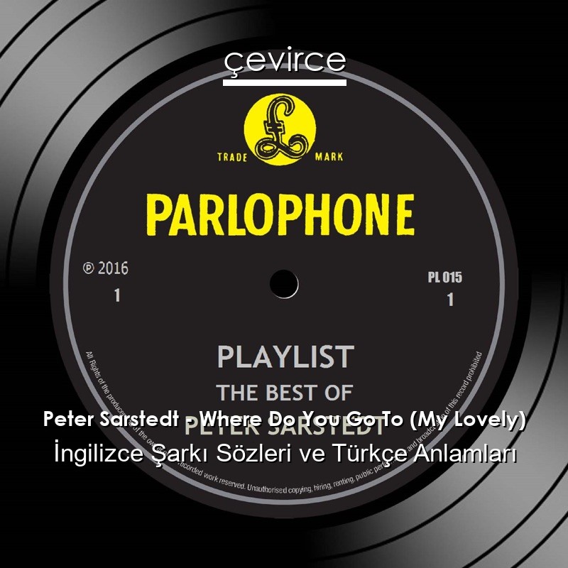 Peter Sarstedt – Where Do You Go To (My Lovely) İngilizce Şarkı Sözleri Türkçe Anlamları