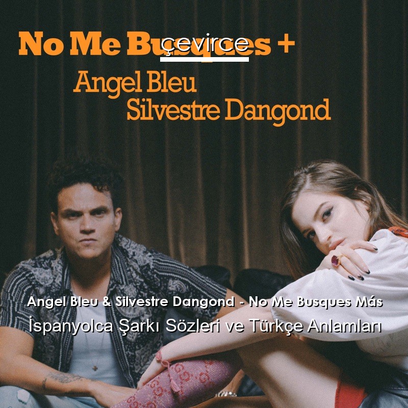 Angel Bleu & Silvestre Dangond – No Me Busques Más İspanyolca Şarkı Sözleri Türkçe Anlamları