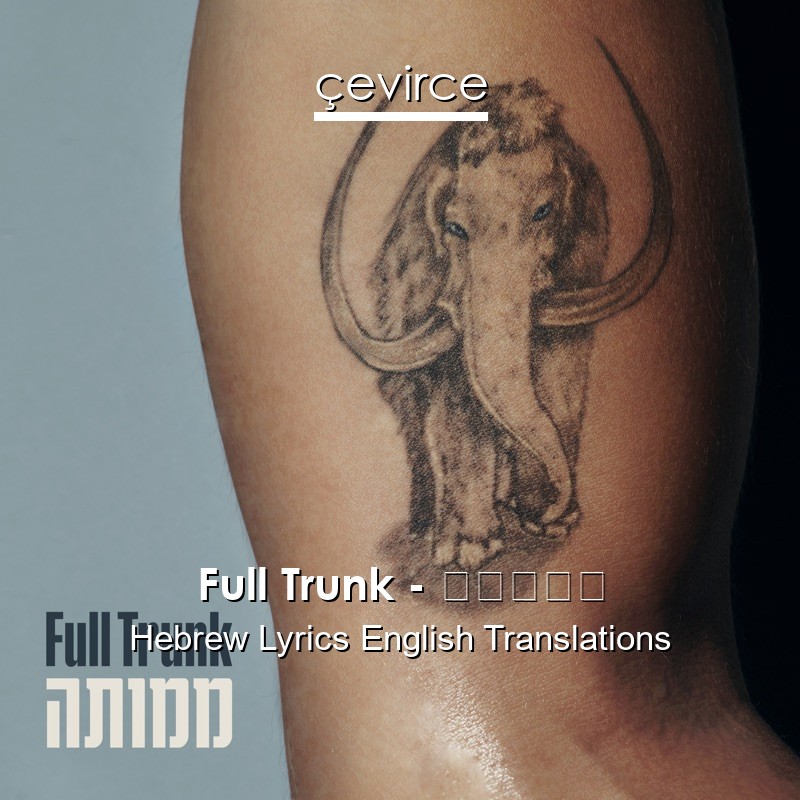 Full Trunk – ממותה Hebrew Lyrics English Translations