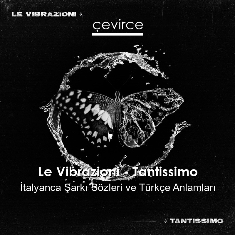 Le Vibrazioni – Tantissimo İtalyanca Şarkı Sözleri Türkçe Anlamları