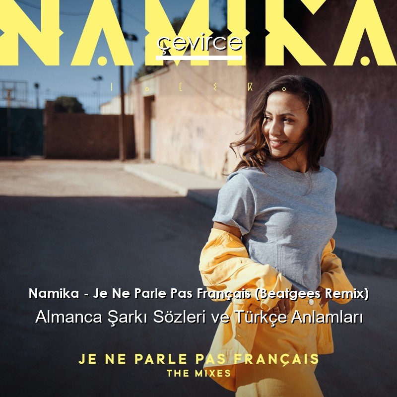 Namika – Je Ne Parle Pas Français (Beatgees Remix) Almanca Şarkı Sözleri Türkçe Anlamları