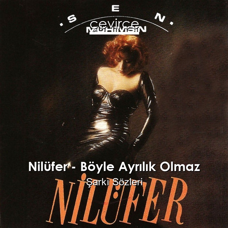 Nilüfer – Böyle Ayrılık Olmaz Şarkı Sözleri