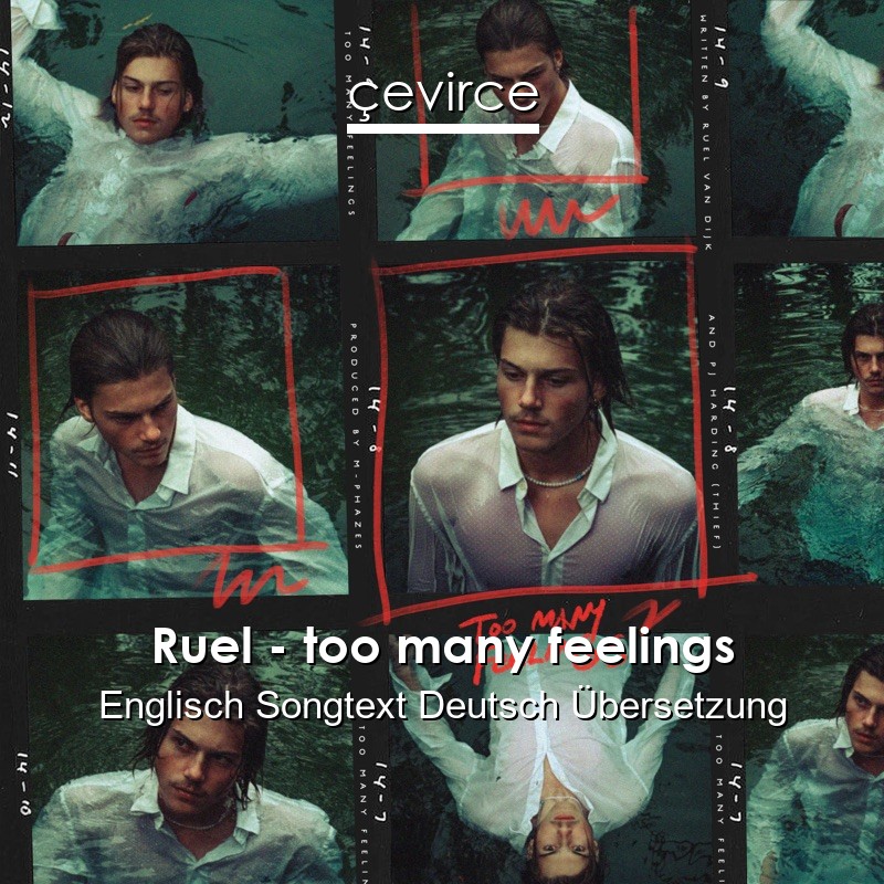 Ruel – too many feelings Englisch Songtext Deutsch Übersetzung