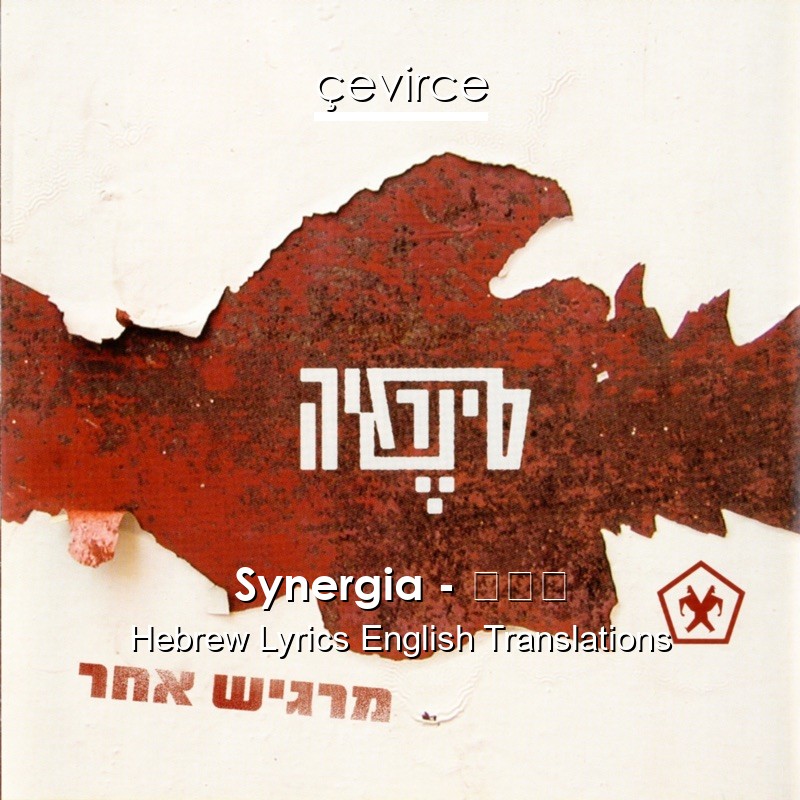 Synergia – אשם Hebrew Lyrics English Translations