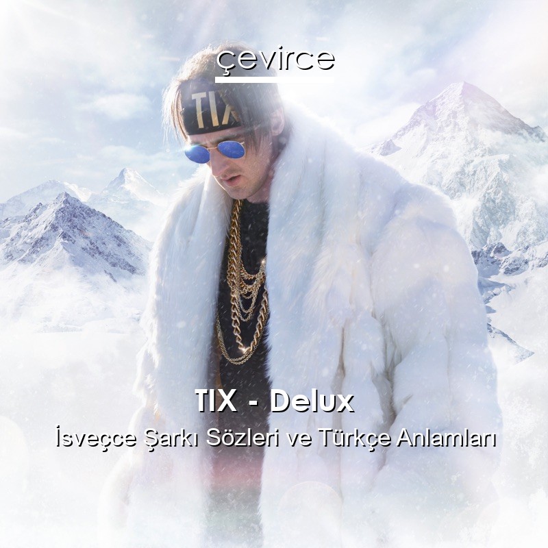 TIX – Delux İsveçce Şarkı Sözleri Türkçe Anlamları