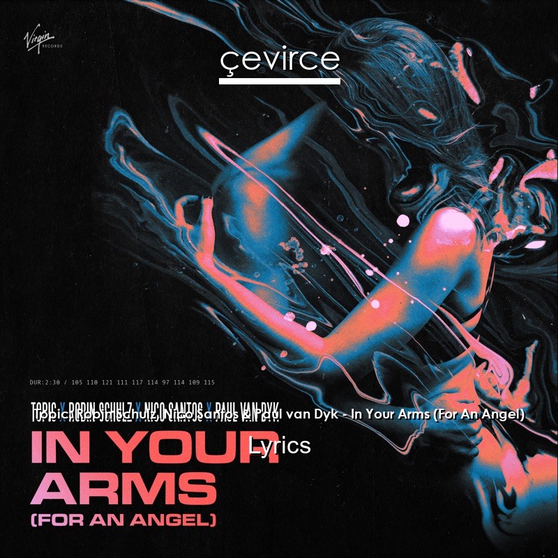 Topic, Robin Schulz, Nico Santos & Paul van Dyk – In Your Arms (For An Angel) Lyrics