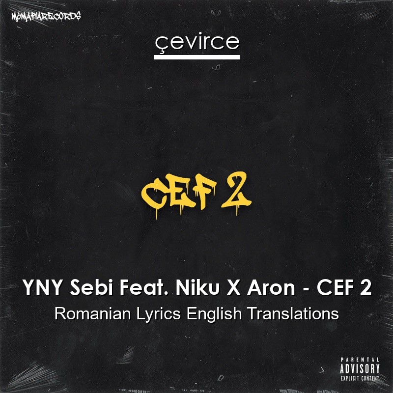 YNY Sebi Feat. Niku X Aron – CEF 2 Romanian Lyrics English Translations
