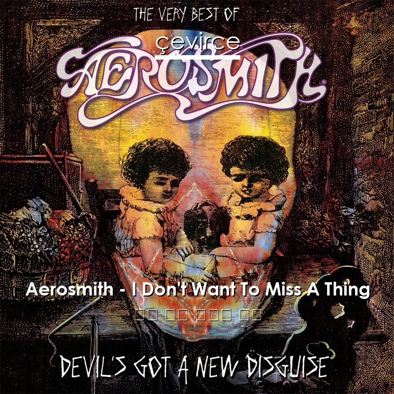 Aerosmith – I Don’t Want To Miss A Thing 英語 歌詞 中國人 翻譯